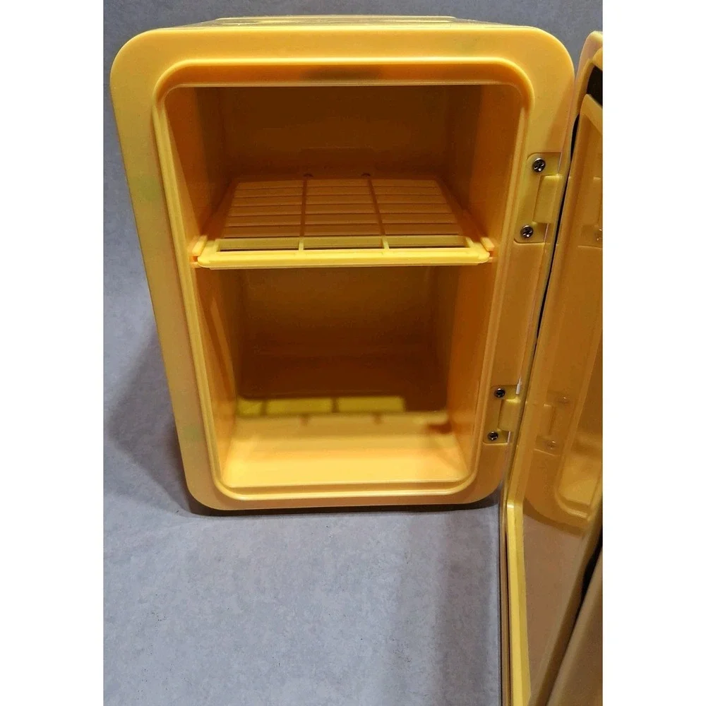 Working Fortnite Peely Mini Fridge,  6 Can Capacity by Orbit Industries